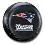 New England Patriots NFL Black Tire Cover