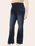 Motherhood Maternity: Plus Size Mid Belly Boot Cut Maternity Jeans