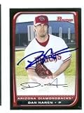Dan Haren Autographed/Hand Signed Baseball Card (Arizona Diamondbacks)