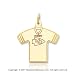 14k Yellow Gold Kansas City Chiefs T-Shirt Pendant