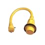 Marinco Marine Electrical Shore Power Pigtail Adapter, Yellow