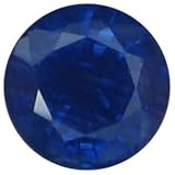 0.89 Carat Loose Sapphire Round Cut Gemstone