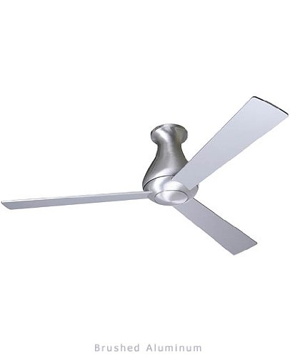 42" Modern Fan Altus Brushed Aluminum Hugger Ceiling Fan 42" Modern Fan Altus Brushed Aluminum Hugger Ceiling Fan