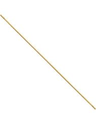 10K Gold 1.1mm Box Chain 22"