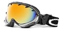 Oakley WISDOM Jet Black/Fire Iridium Snow Goggles (Jet Black,Fire Iridium)