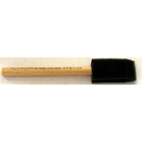 50 1 Inch Jen Manufacturing Orginial Poly-Brush� Foam Disposable Brush by Jen Manufacturing
