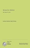 Verses for children: and songs for music