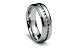 Stainless Steel Ring with CZ Satin High Polish