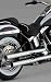 Vance and Hines Motorcycle Exhaust / Harley Davidson 07-08 Softail / Straightshot HS Slipons / Pt # 16833