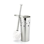 Two-Tone Harmony Stainless Steel Toilet Bowl Brush - Fine StainlessLUX Bath Accessory for Your Home