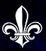 All Products : Fleur De Lis Vinyl Sticker Decal ~ White