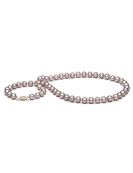 AA+ Quality, 7.0-8.0 mm Lavender Freshwater Pearl Necklace