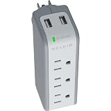 Belkin Mini Surge Protector Dual USB Charger