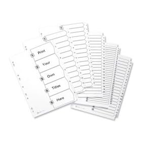 Brand New. Avery Index Multipunched 1-15 A4 White Ref 05463061
