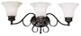 Kenroy Home 91393BBZ Wynwood 3-Light Vanity, Burnished Bronze
