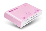 Transcend P8 15-in-1 USB 2.0 Flash Memory Card Reader TS-RDP8R (Pink)