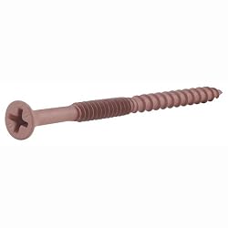 5# 8x3" Lgt Brown Dual-thread Wood Screw