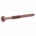 5# 8x3" Lgt Brown Dual-thread Wood Screw
