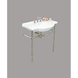 St Thomas 5010.631.96 Polished Chrome Nouveau Metal Lavatory Console 5010.631
