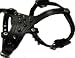 Large Top Dog Spiked Black Leather Dog Harness