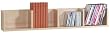 SB-Design 206-004 Wandregal Point 4 - B/H/T: 92.0 x 16.5 x 17.0 cm, Buche