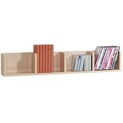 FMD 206-004 Wandregal Point 4 - B/H/T: 92.0 x 16.5 x 17.0 cm, Buche
