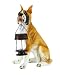 boxer11 - Boxer Dog With Lantern Solar Light