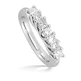 18k White Gold Diamond Wedding Band.