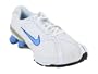 Nike Women's NIKE SHOX NAVINA+ 2 WOMEN'S RUNNING SHOES 9.5 (WHITE/UNIV BLUE/MET TWD/BLUE)