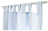 Baroo blue curtains tab top 4654