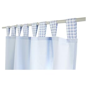 "Baroo blue curtains tab top 46""54"""