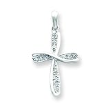 14k AA Diamond kid pendant