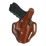 Bianchi Tan Leather Belt Holster For Glock 19/23 - 24104