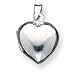 Sterling Silver Plain Domed Heart Locket