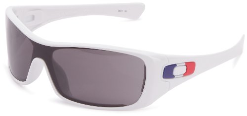 Sonnenbrille Oakley France Antix polished white warm grey