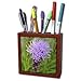 Patricia Sanders Flowers - Blazing Star Flower- Floral Photography- Macro - Tile Pen Holders-5 inch tile pen holder
