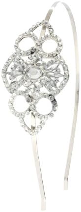 Great Gatsby Flapper Inspired Handmade Fashion Headband / Hairband with Faux Jewels and Rhinestones