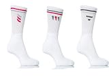 6 mens White Big Foot Sports Socks 11-13.5