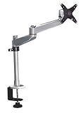 Mount-It! Articulating Single Arm Computer Monitor Desk Mount for monitors up to 24