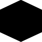 31mXKgG03XL. SL160  Hexagonal Mirror Tiles Set of 3   Black