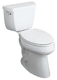 Toilet Two Piece Elongated by Kohler - K-3438-U in Almond