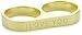 Beyond Rings "I Love You" 2 Finger Word Ring, Size 7 Beyond Rings "I Love You" 2 Finger Word Ring, Size 7