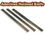 4 x 19/32 x 3/32 HSS Planer Blades - Delta 4" 37-290, Walker-Turner - Set of 3.