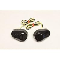 Flush Mount LED Turn Signals - Smoke - Kawasaki Ninja 98-06 ZX6R 636, 96-03 ZX7R, 98-03 ZX9R, 04-05 ZX10R, 00-05 ZX12R, 05-08 ZZR600 ZZR 600