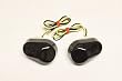 Flush Mount LED Turn Signals - Smoke - Kawasaki Ninja 98-06 ZX6R 636, 96-03 ZX7R, 98-03 ZX9R, 04-05 ZX10R, 00-05 ZX12R, 05-08 ZZR600 ZZR 600