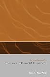 An introduction to the law on financial investment