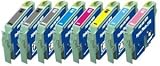 Epson R800, 1800 8 Pack (0540, 0541, 0542, 0543, 0544, 0547, 0548, 0549) Compatible