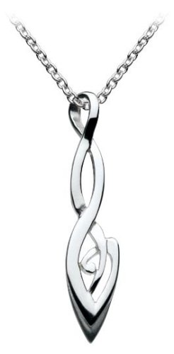 Kit Heath Heritage Sterling Silver Ladies 9232 Celtic Organic Twist Pendant + 18″ Chain 9232SB