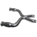 BBK 1461 2-1 2 Mid X-Pipe with Converters for Mustang V6 by BBK