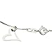 Bracelets, Anklets by Joyful Creations Sterling Silver Heart Charm Serpentine Nickel Free Chain Anklet Italy, 9.5
